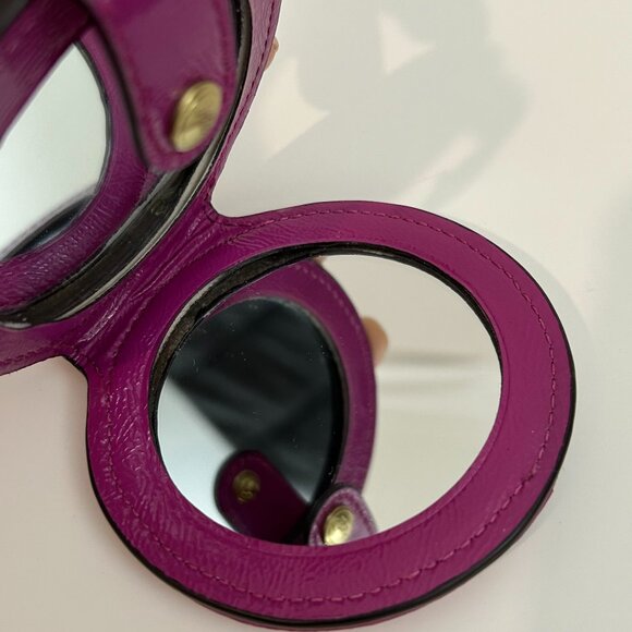 Coach small make up mirror . OD 3 1/2" - Picture 3 of 4